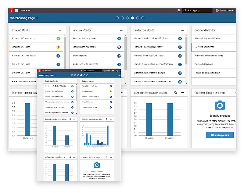 screenshot of Infor CloudSuite